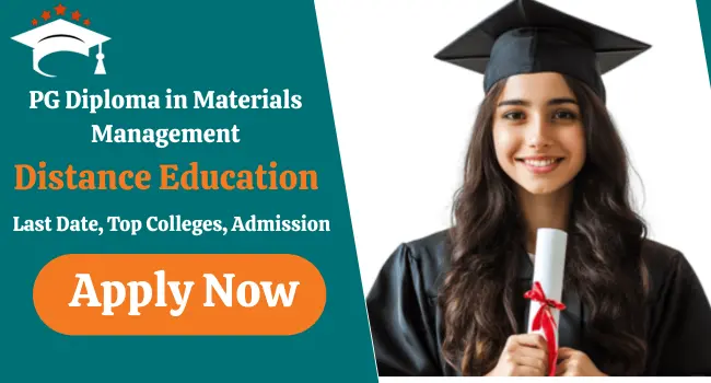 PG Diploma in Materials Management Distance Education